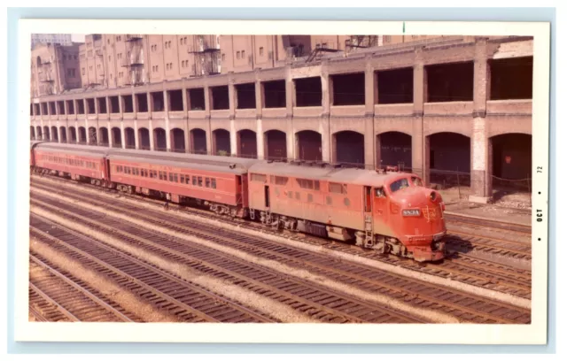 1972 GM&O Train #17 "The Plug" to Joliet Gulf Mobile Chicago Illinois IL Photo