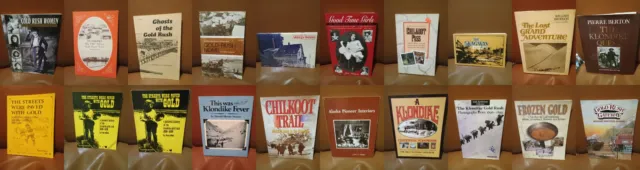 Collection of 20 old west, wild west books on Alaska