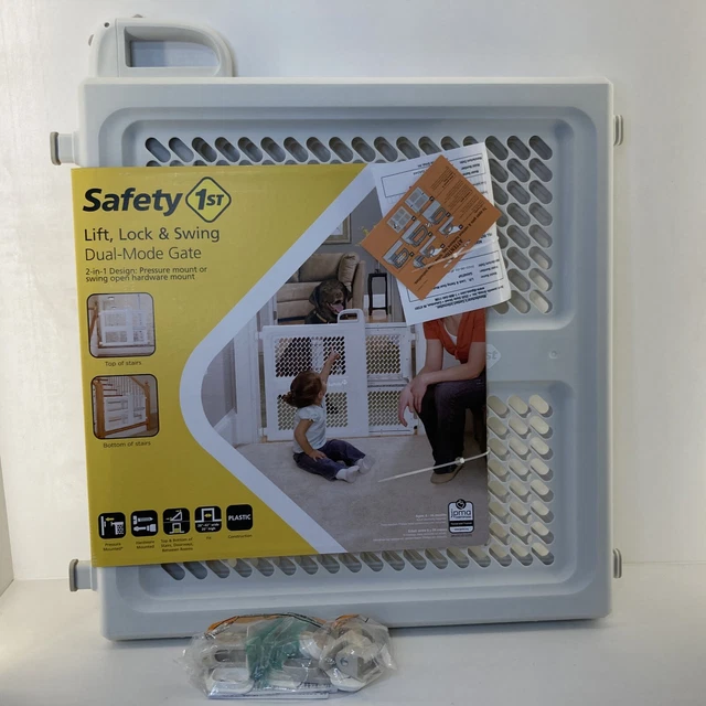SAFETY 1ST 2842 inch Lift, Lock and Swing Gate 85929 6.00 PicClick
