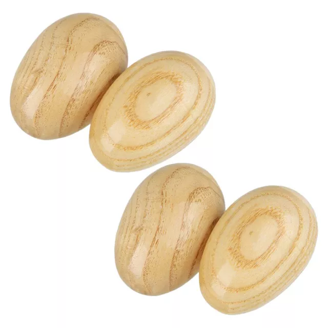 5pcs Mini Wooden Maracas Rattle Egg Shaker Kids Musical Party Favor Kid Baby Toy