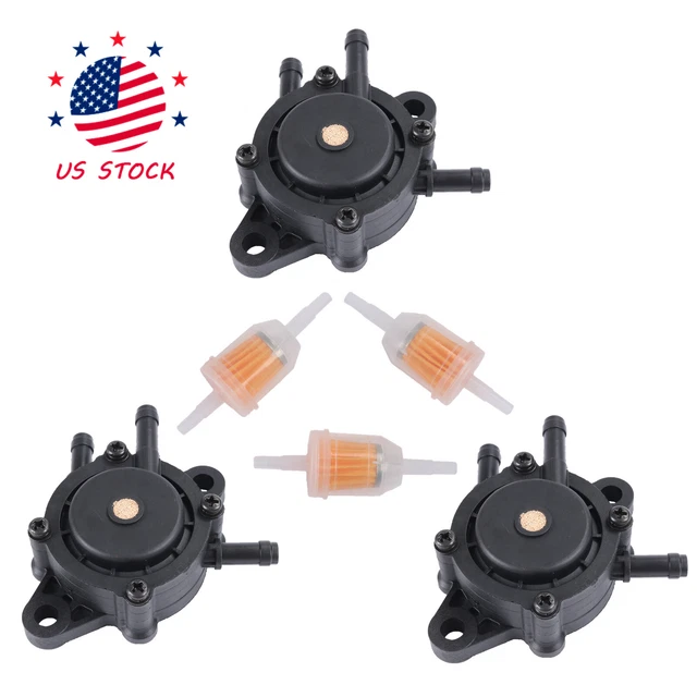 Pompe à Essence Électrique KIMISS Pour Mikuni - Compatible 808492, 808656, 491922, Conduite 1/4 Pouce