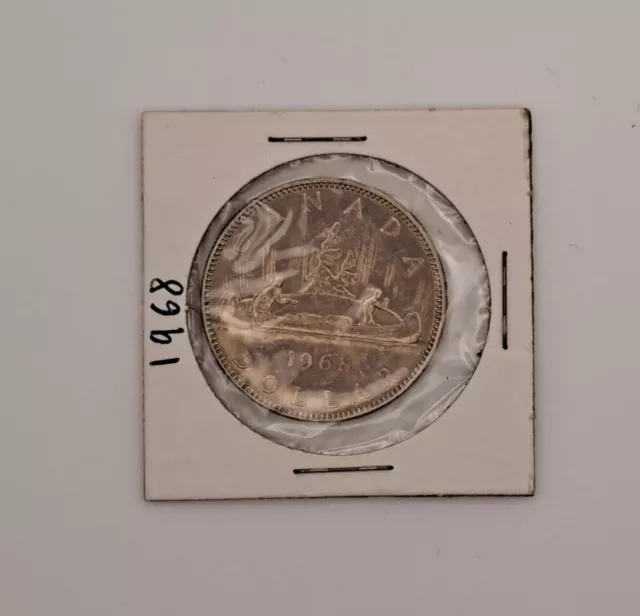 Royal Canadian Mint $1 Dollar Coin 1968