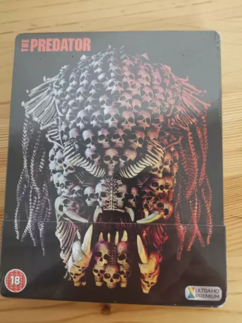 The Predator - 4K Ultra HD Blu-ray UK Steelbook. New Still Sealed