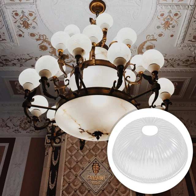 Lámpara Accesorios Vintage Lámpara de Piso Lámpara Pantalla Vidrio Transparente