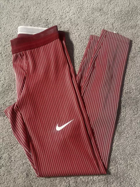 Nike Pro Elite Official USA Racing Tights Pants Red AO8491-000 Men's Size Medium