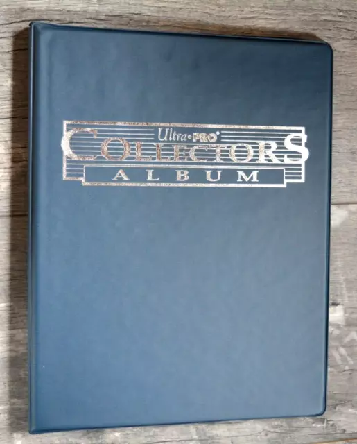 Ultra Pro Collectors Album für 90 Sticker/Karten-10 Seiten 9-er Hüllen blau