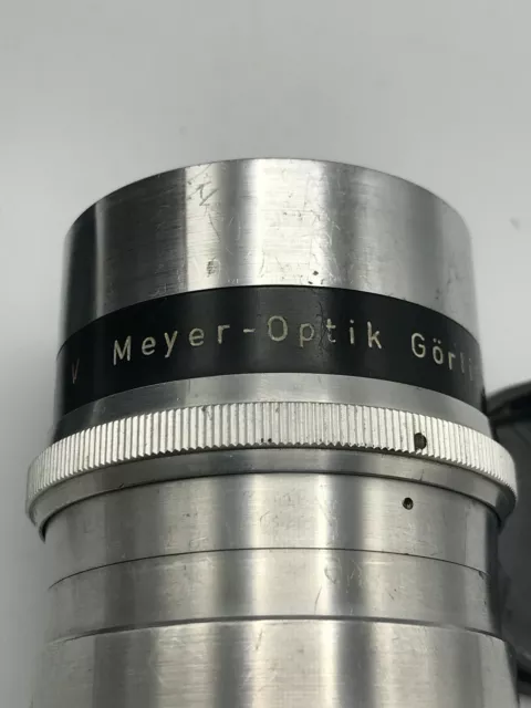 Objektiv Meyer Optik Görlitz 1591583 Trioplan 1:28/100 V mit Tasche 11