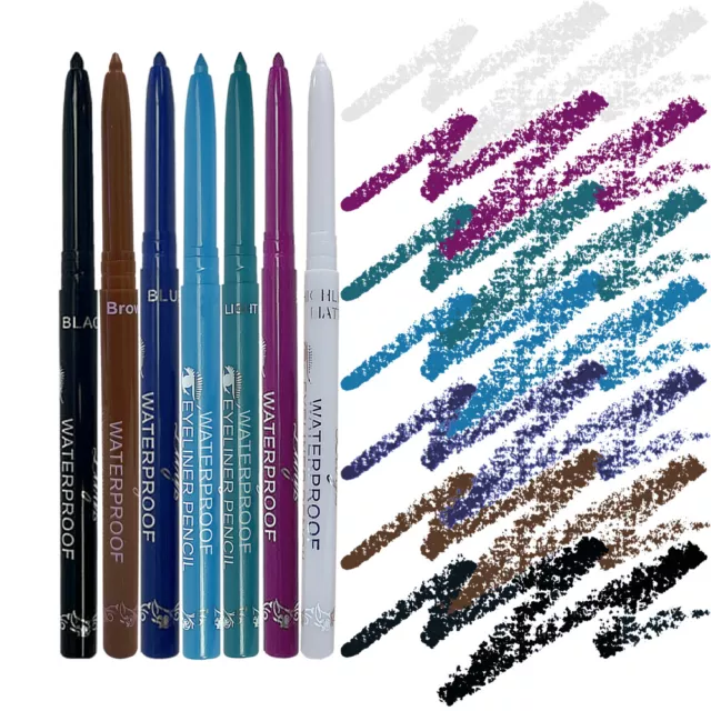 Lilyz Waterproof Eyeliner Pencil Twist Up Retractable Soft Kohl