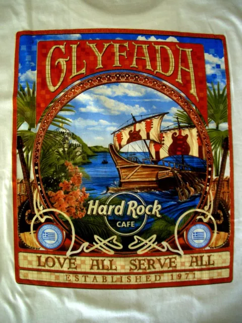 HRC Hard Rock Cafe Glyfada Greece City Tee XXL neu new NWT