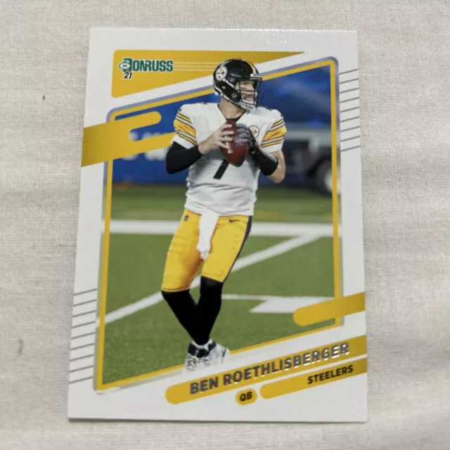 2021 Panini Donruss Ben Roethlisberger #19 Football Card Steelers