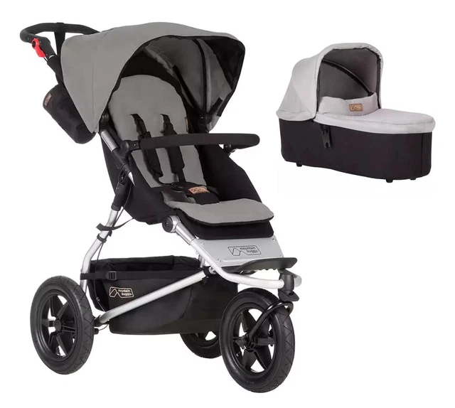 Mountain Buggy Urban Jungle Pushchair & Carrycot - Silver