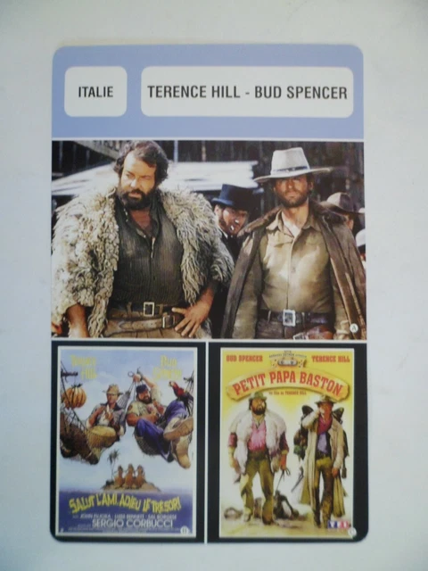 Carte Fiche Cinema  Terence Hill - Bud Spencer