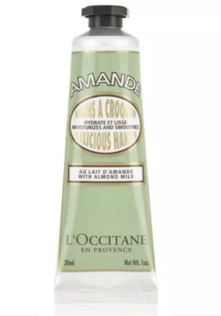 L'Occitane Amande ALMOND Delicious Hands Hand & Nail Cream 30ml: Full Size