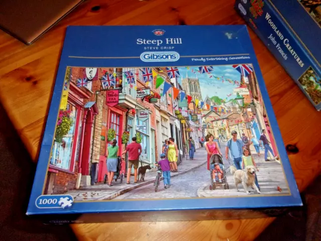 Steep Hill By Steve Crisp - 1000 Piece Gibson Jigsaw Puzzle Preloved - (Lincoln)