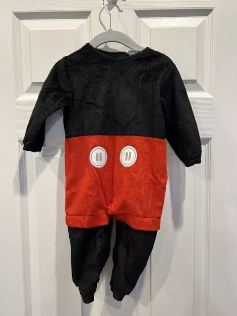 Disney Baby Mickey Mouse Costume Infant 6-12 Months Halloween — 2 Piece Set