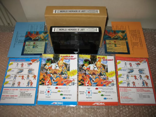 World Heroes 2 Jet Neo Geo Mvs Kit 100% Original Snk!