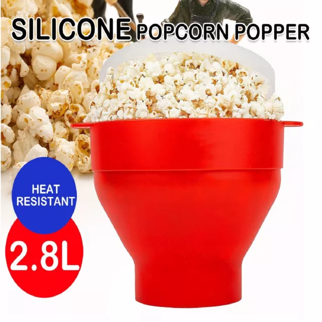 Popcorn Maker Cup Home Pop Corn Popper Machine Cooker Snack Hot Microwave Bowl