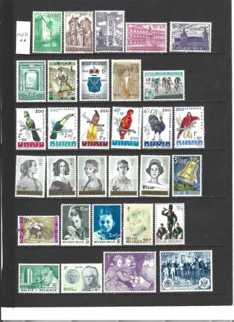 2798-1799- BELGIQUE  ANNEES 1962 A 1964  MNH** / MH*  cote : 41,70 €