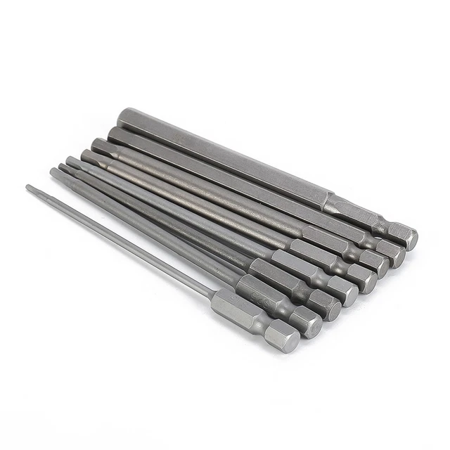 Embout Tournevis Hexagonal 6,35 Mm – Longueur 50 Mm, Pour Perceuse électrique Et Pneumatique