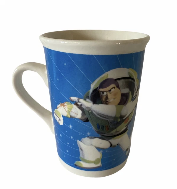 DISNEY PIXAR BUZZ Lightyear Toy Story Coffee Mug "Heros of the Universe