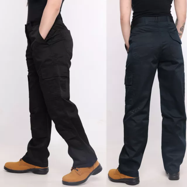 Ladies Womens Cargo Combat Work Trousers Size 8-20 - DISCONTINUED LAST FEW PAIRS