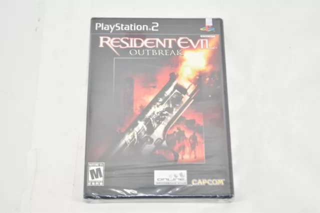 Playstation 2 Game Resident Evil Outbreak New Sealed (4091A)