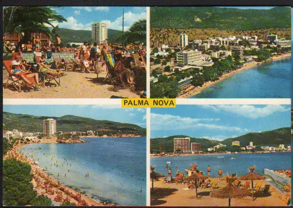 Postal De Palma Nova Mallorca Islas Baleares Postcard Postkarte          Cc02210