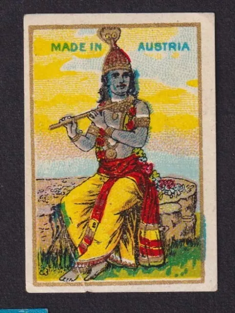 SE Old Matchbox label  Austria Germany  BN165705 Man  India