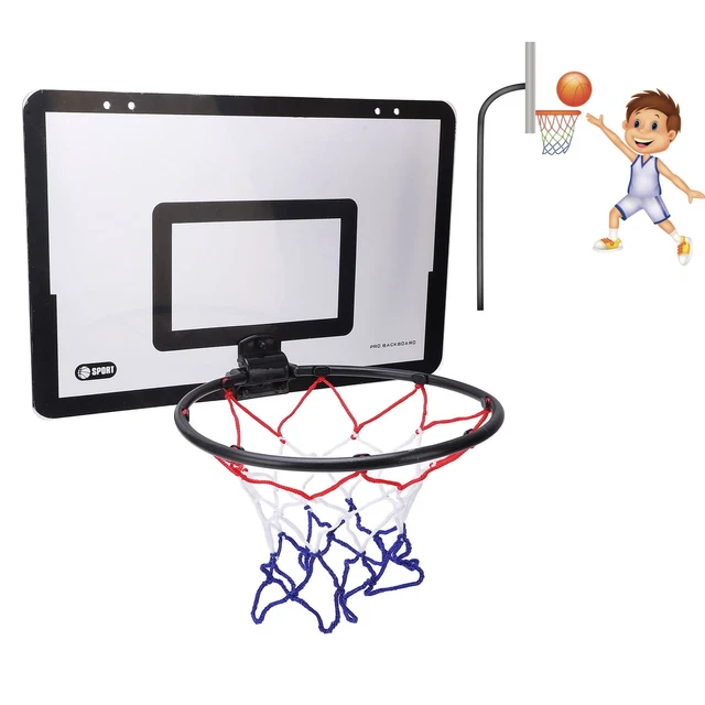 Hanging Door Mounted Basketball Hoop Set Perforation Indoor Basketball Hoop