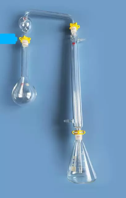 lab glass 500ml Kjeldahl flask nitrogen determination set distilling apparatus