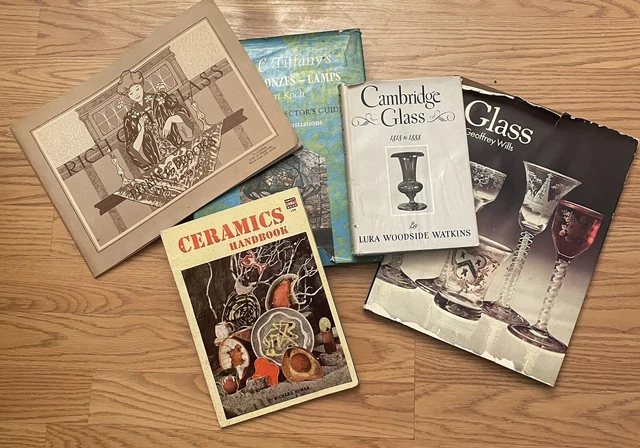 5 Vtg Glass, Ceramics, Bronzes, Lamps, Etc Collector Guides
