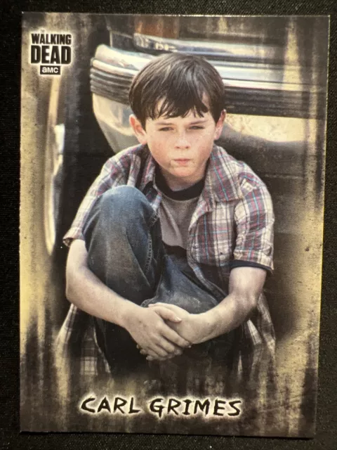 2018 Topps~ AMC: The Walking Dead~ Hunters & Hunted #5 Carl Grimes 📺🐷📺