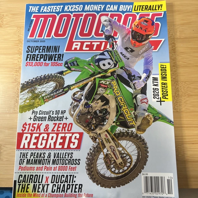 MOTOCROSS ACTION MAGAZINE October 2025 Supermini Firepower £6.08 ...