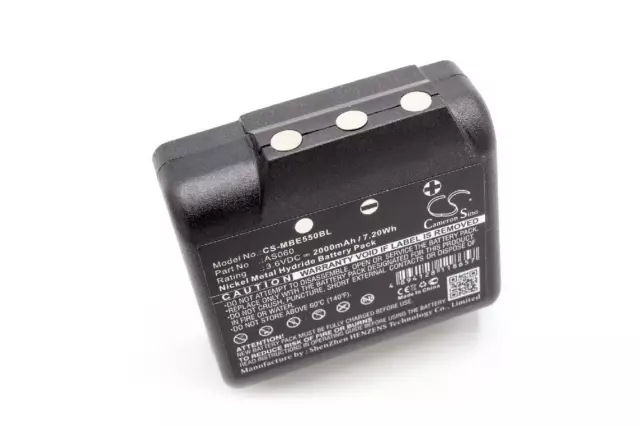 Batteria per IMET M550 Ares, M550S Thor, BE5500, BE3600 2000mAh 3,6V NiMH