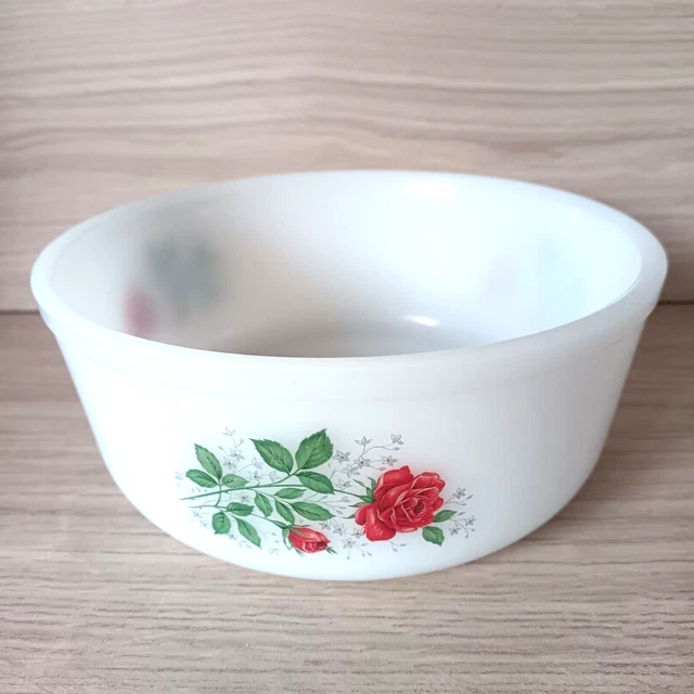 Saladier profond, décor bambou et fleurs exotiques - : 23 cm
