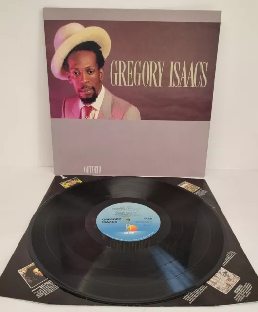 Gregory Isaacs Out Deh! Vinyl LP Album Island Records ILPS 9748 EX/VG+