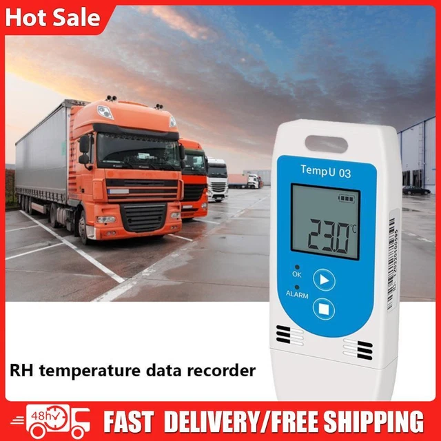 USB Temperature Humidity Data Logger Reusable RH Tempu Data Recording Meters