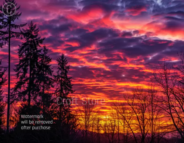 Digital Image Photo Wallpaper Desktop Art ,Picture Background for a Sunset Art