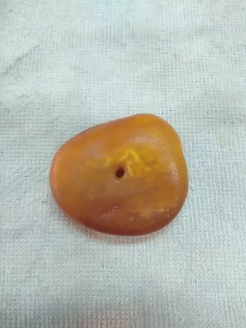 Antique Natural Amber Bead from Morocco