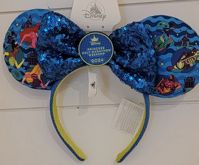 2024 DISNEY WORLD RunDisney Princess Half Marathon Minnie Ear Headband
