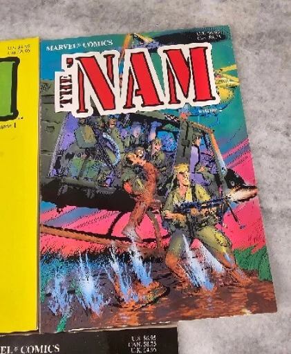 The 'NAM Volume 1 2 3 Marvel Comics 1987-89 Vietnam War Comic Book TBP Lot Set 3