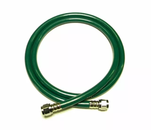 Caretech Standard 6ft Oxygen O2 Hose w/2 DISS, Green