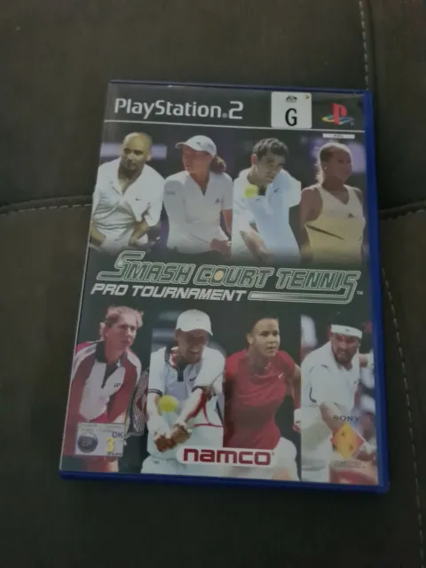 playstation 2 ps2 video game smash court tennis pro tournament