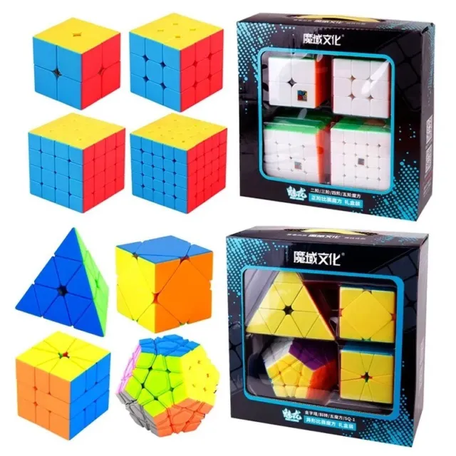 MOYU Mei Long MF9317 2x2 to 5x5x5 Cubing Classroom Cube Toy Alien Set Gift Box
