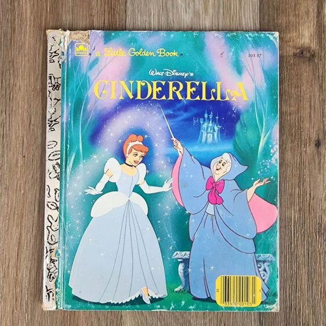 Walt Disney's Cinderella A Little Golden Book Vintage 1986 B Edition