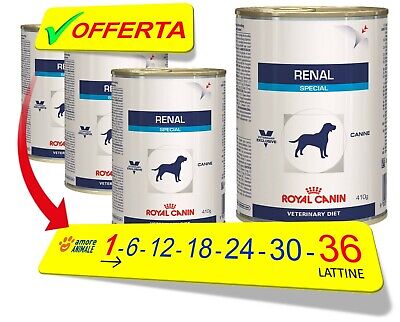 Royal Canin RENAL SPECIAL 410 gr  da 1 FINO a 36 lattine - Cibo umido per CANI