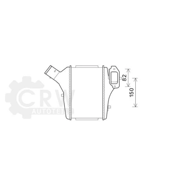 Raffreddatore aria di sovralimentazione per Honda CR-V IV 2.2i-DTEC AWD anno 12-16