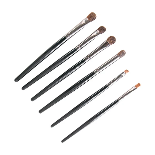 6 Pcs Highlighter Brush Eye Shadow Brush Set Foundation Brush Set Major