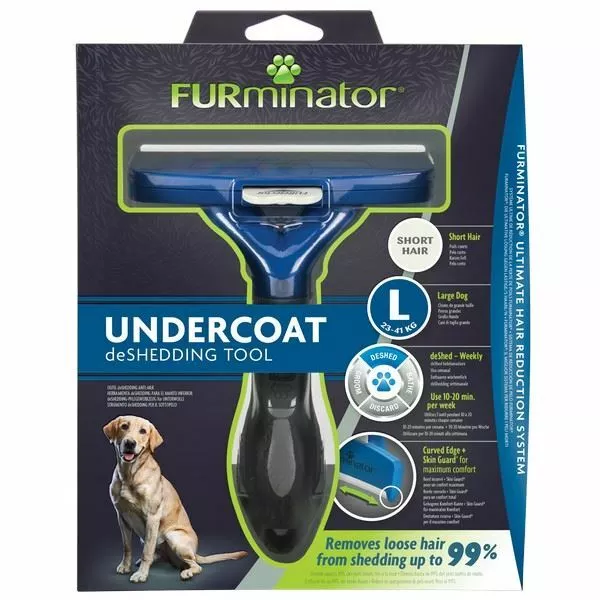 Furminator sous-Poil Deshedding Outil Pour Grand Court Cheveux Chien 22kg - 40kg