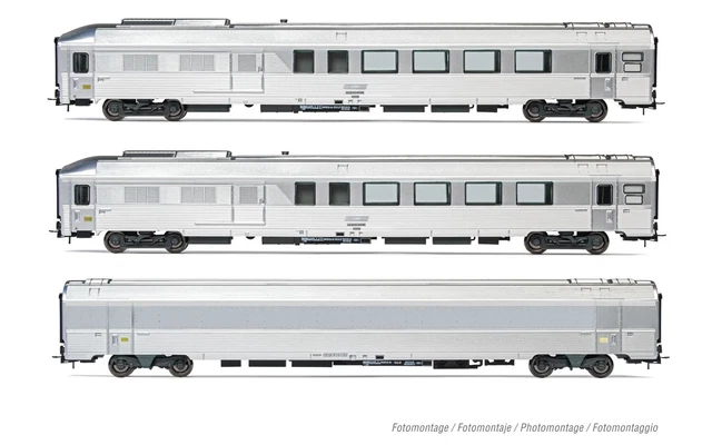 Voiture complémentaire RIB 70 (livrée originale porte rouge Sncf, Ep IV et V - JOUEF HJ4153 - HO 1/87